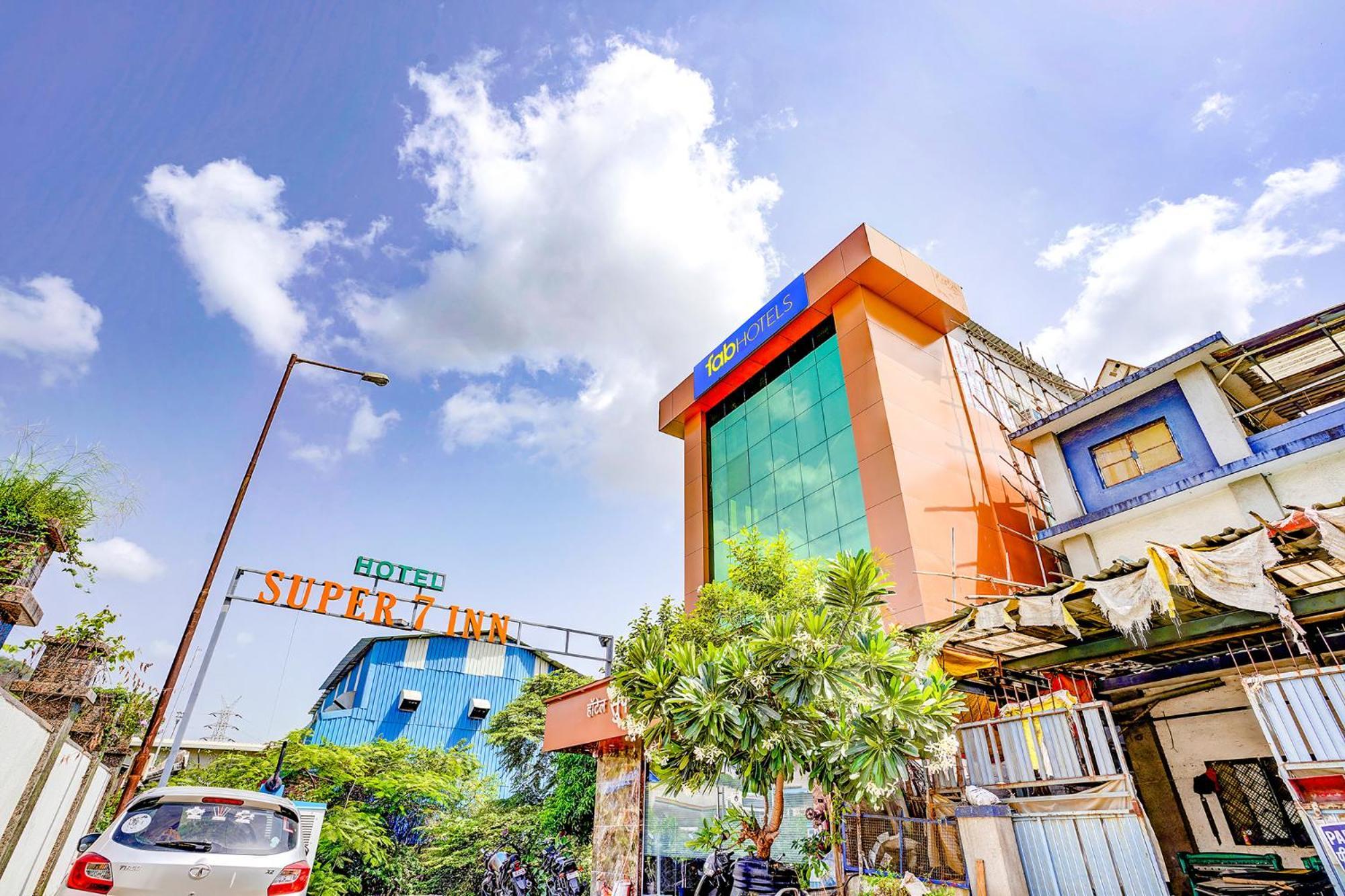 Fabexpress Super 7 Inn - Nr Rabale Station Navi Mumbai Kültér fotó